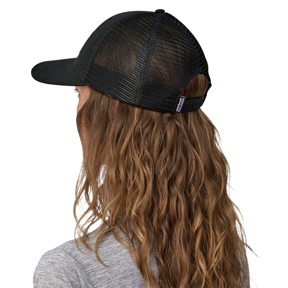 Patagonia P-6 Logo LoPro Trucker Cap - one size, zwart 4/5