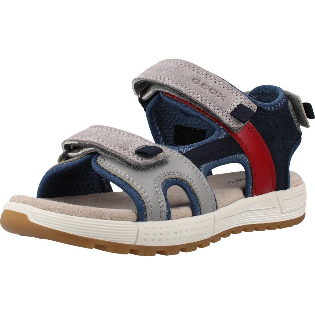 Sandały GEOX J SANDAL ALBEN BOY Szary