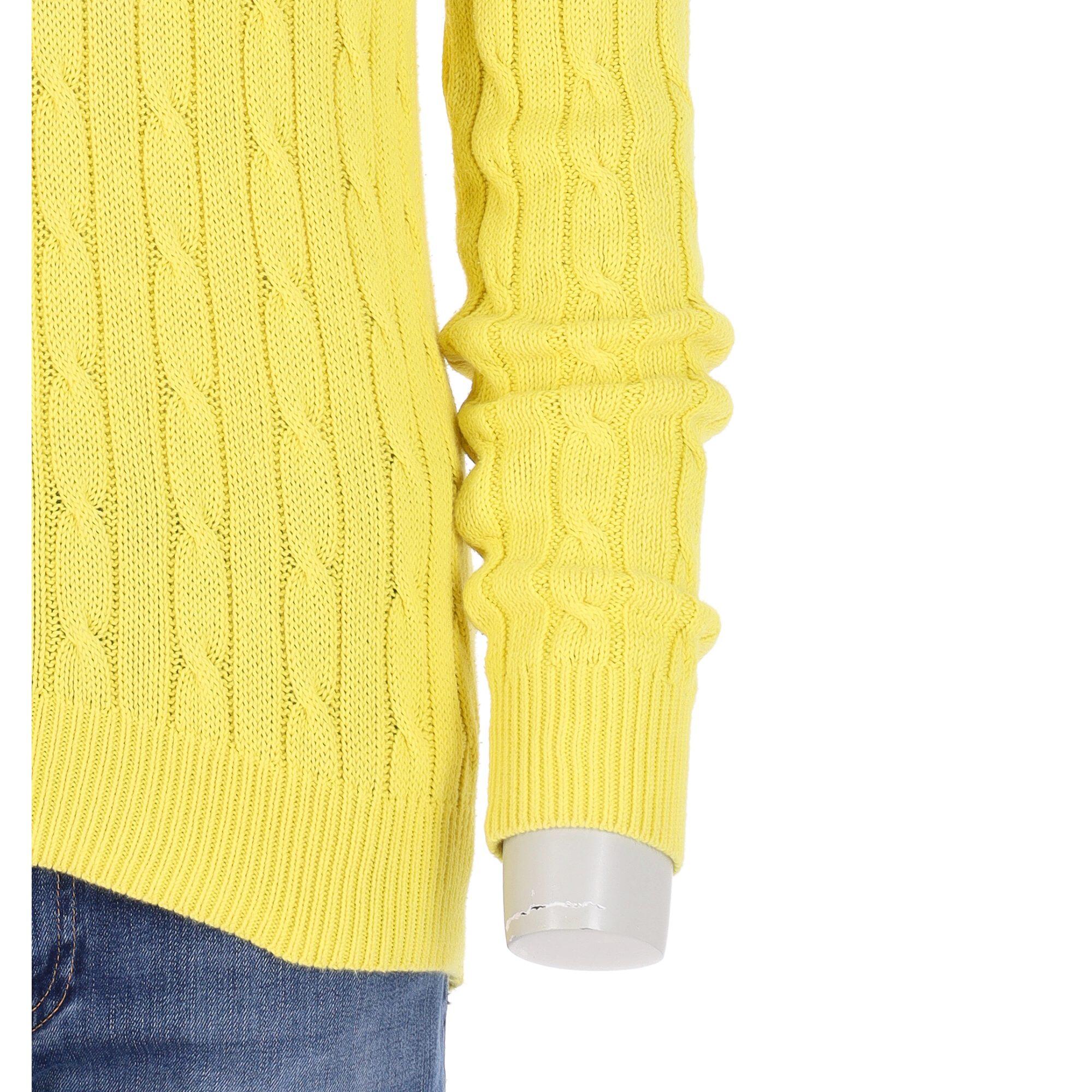 Second life - Polo Ralph Lauren Women's Cable Knit Sweater Yellow - Excellent 7/7