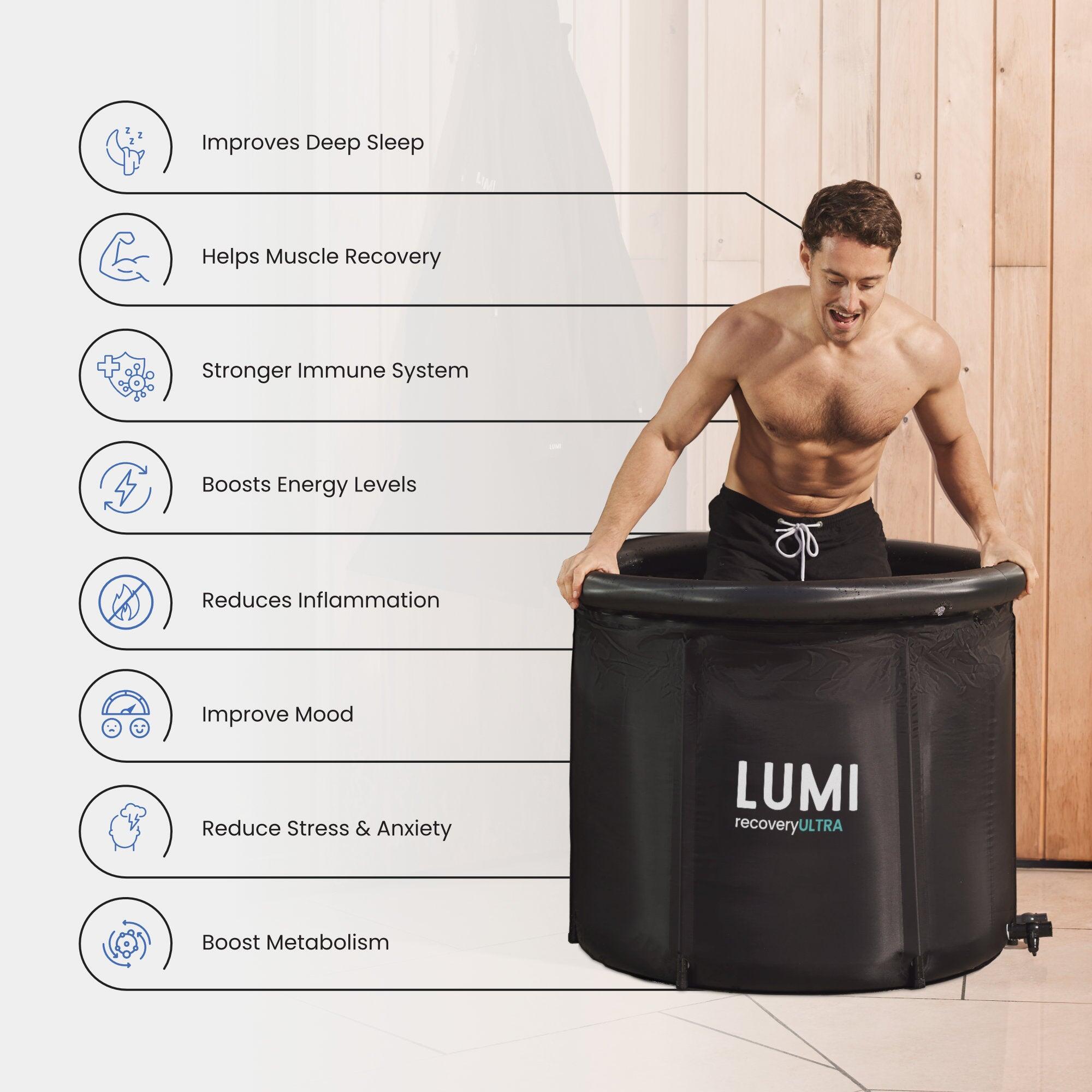 Lumi Pod ULTRA Ice Bath-Black 5/7