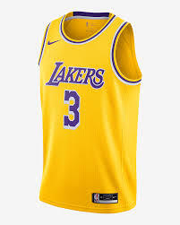 Nike Canotta Basket Lakers CW3669-728 Giallo M