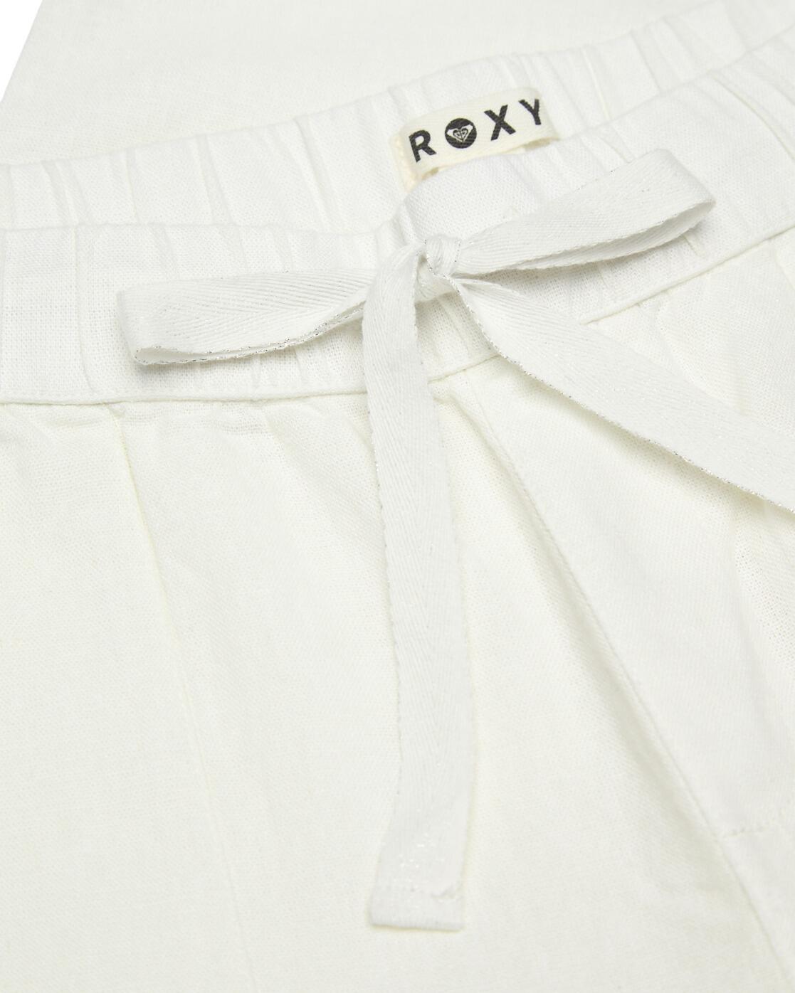 Pantalon cargo ON THE SEASHORE Blanc Femme 3/4
