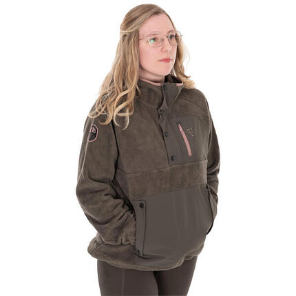 Fox Women's Explorer Fleece Hooded Jacket Damen (Olive) Größe L