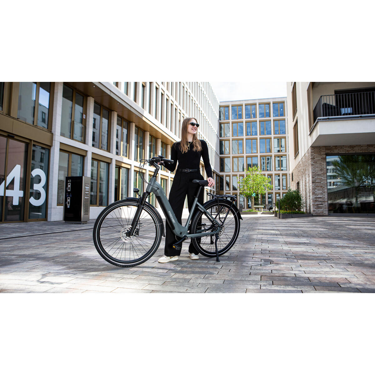 FISCHER City E-Bike CITA MOVE 01 W - grau matt, 28 Zoll, RH 48 cm, 474 Wh 3/7