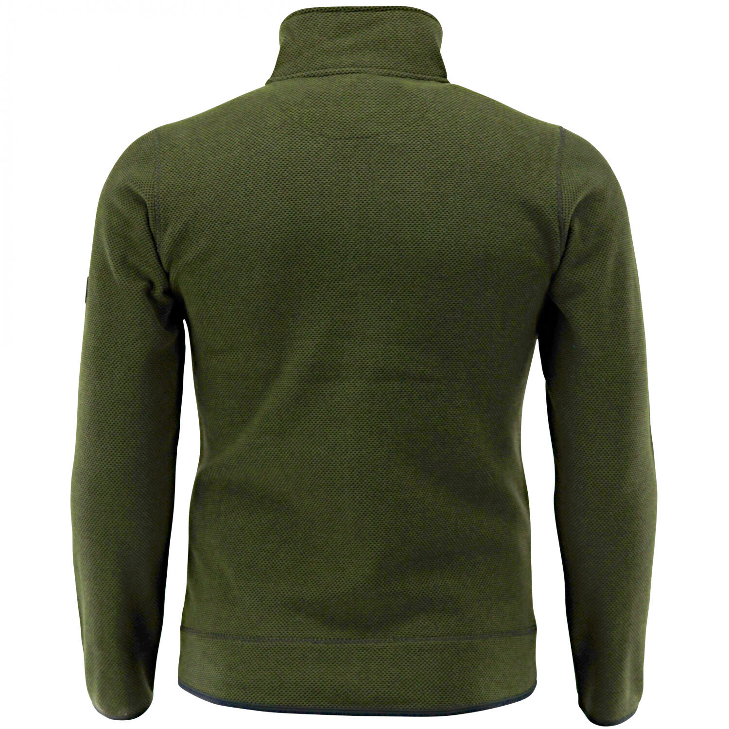 OS Trachten Pique-Fleece Jacke Herren (Oliv) Größe 2XL 2/2