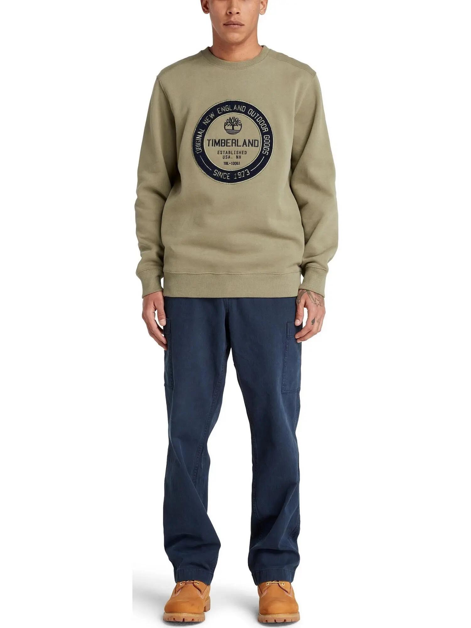 Sweter męski Timberland LS Elevated Brand Carrier Crew Hir 3/6