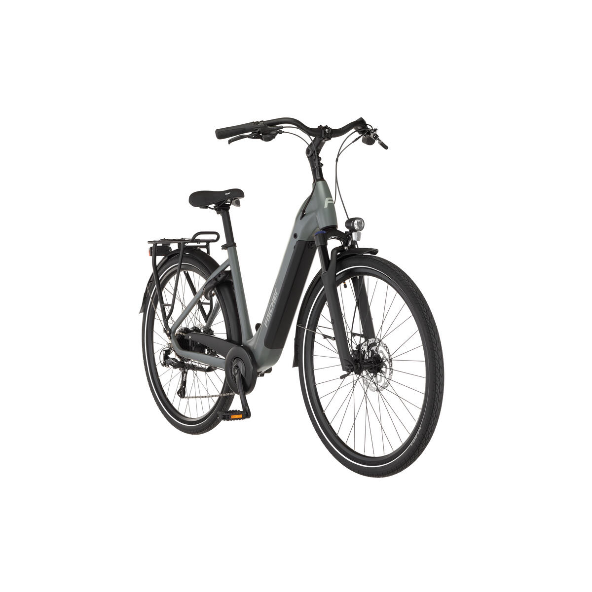 FISCHER City E-Bike CITA MOVE 01 W - grau matt, 28 Zoll, RH 48 cm, 474 Wh 6/7