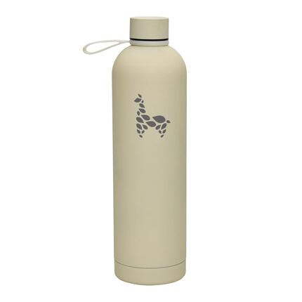 Bouteille isotherme inox 1000 ml crème