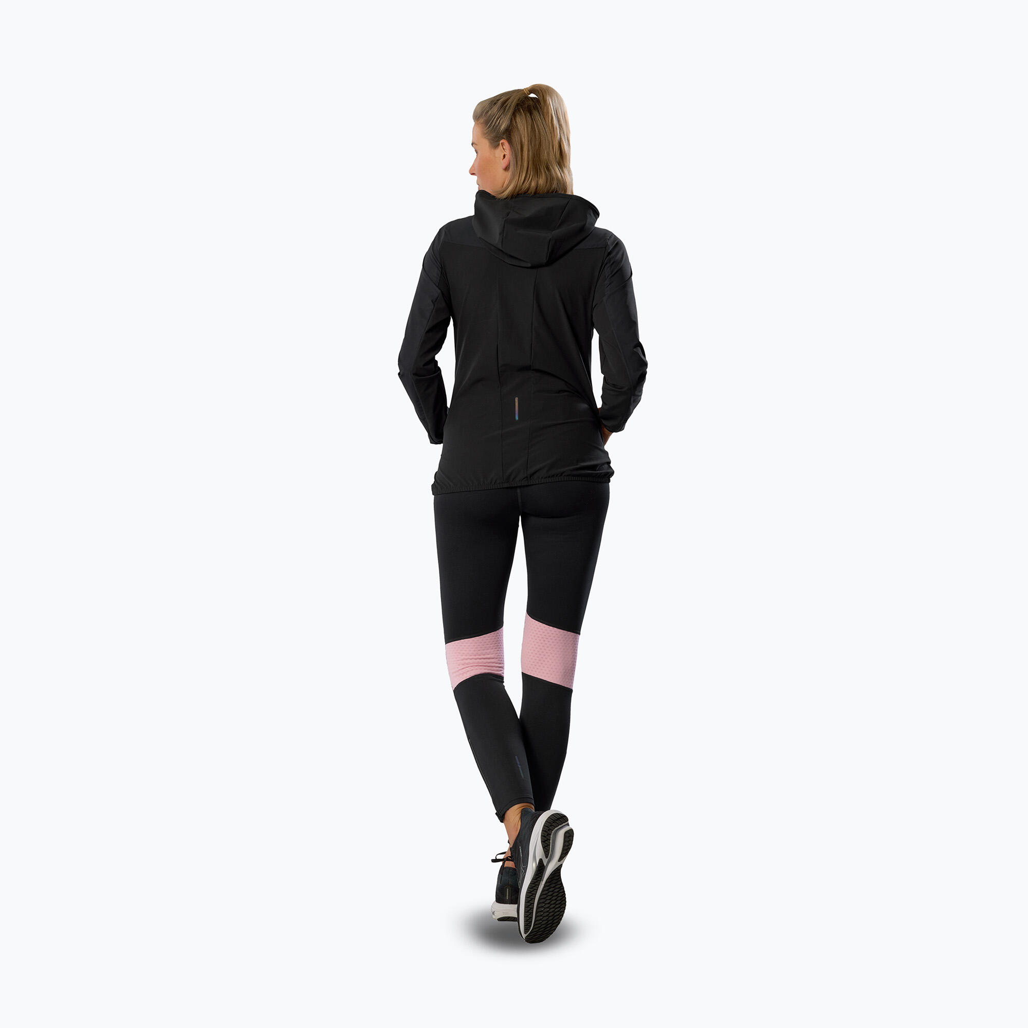 Kurtka do biegania damska Mizuno Active Alpha Hodded 4/7