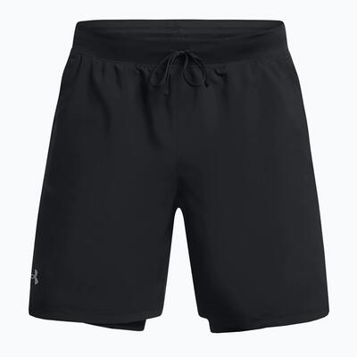 Korte broek under armour launch 7'' 2-in-1 voor mannen