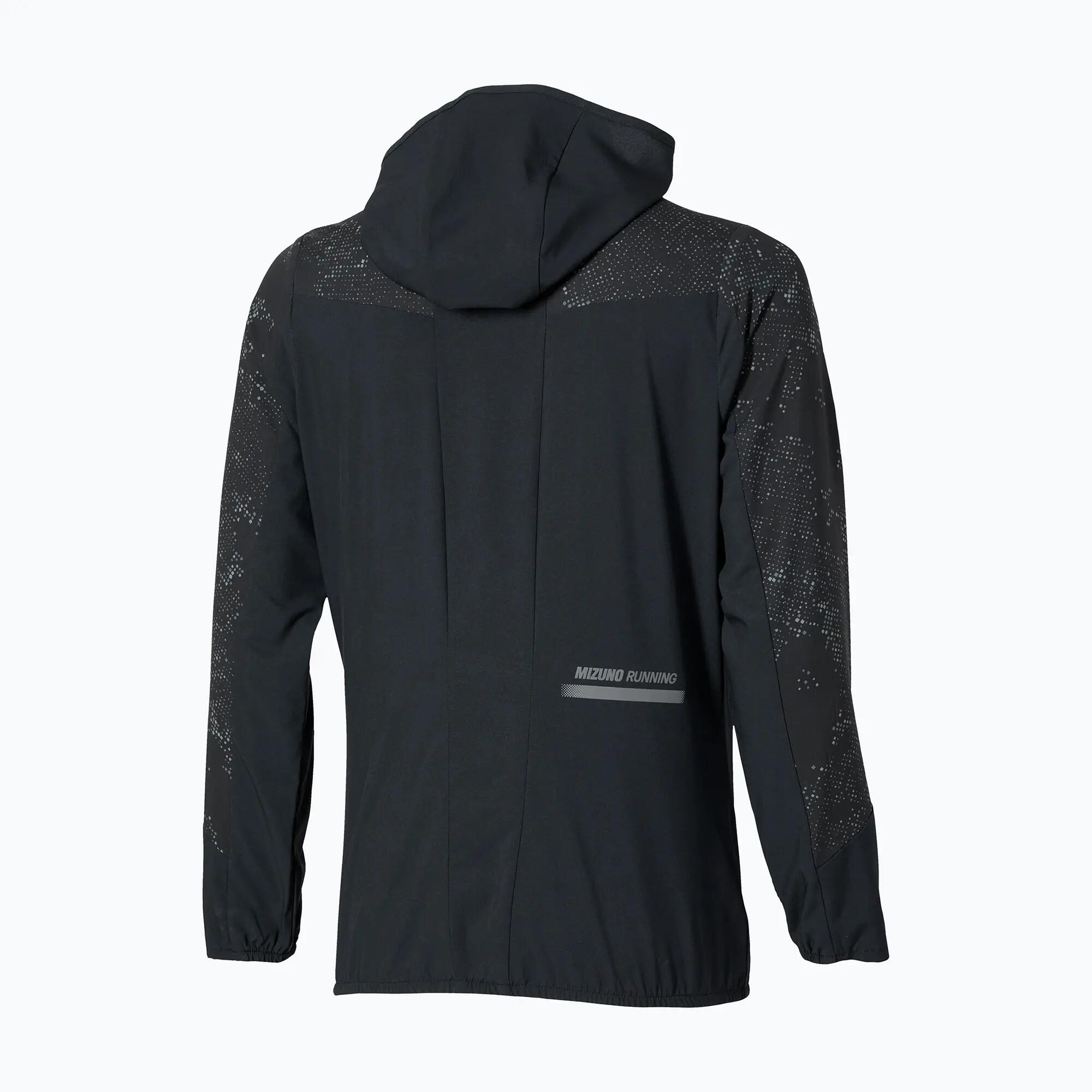 Kurtka do biegania damska Mizuno Active Alpha Hooded 3/4