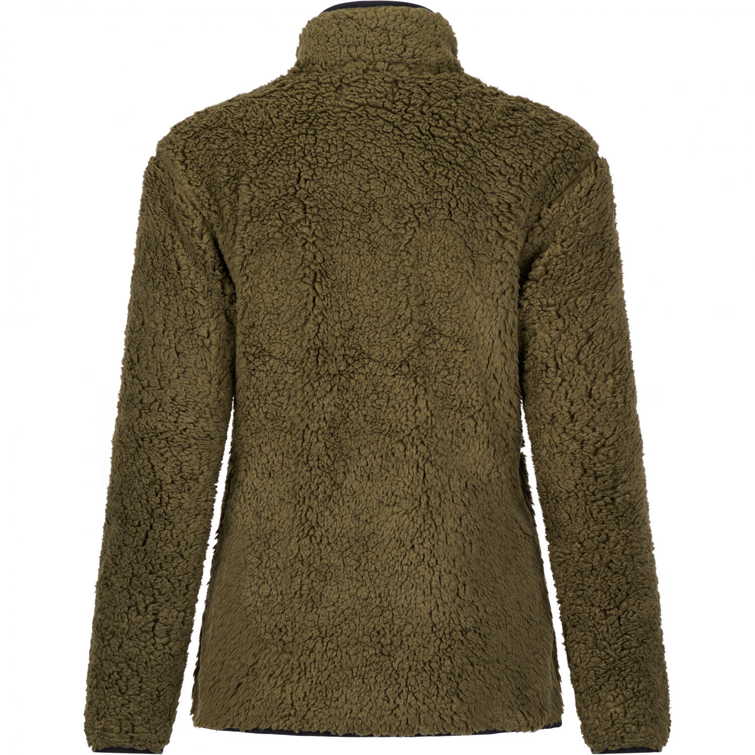 il Lago Sie Faserpelzjacke Alva Damen (Oliv/Schwarz) Größe XL 4/4