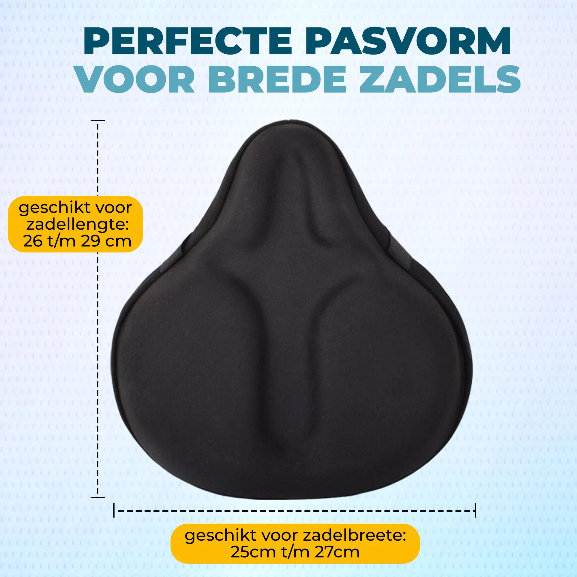 Housse de selle Vebics 3D Gel XL - Très grande - Universelle 3/7