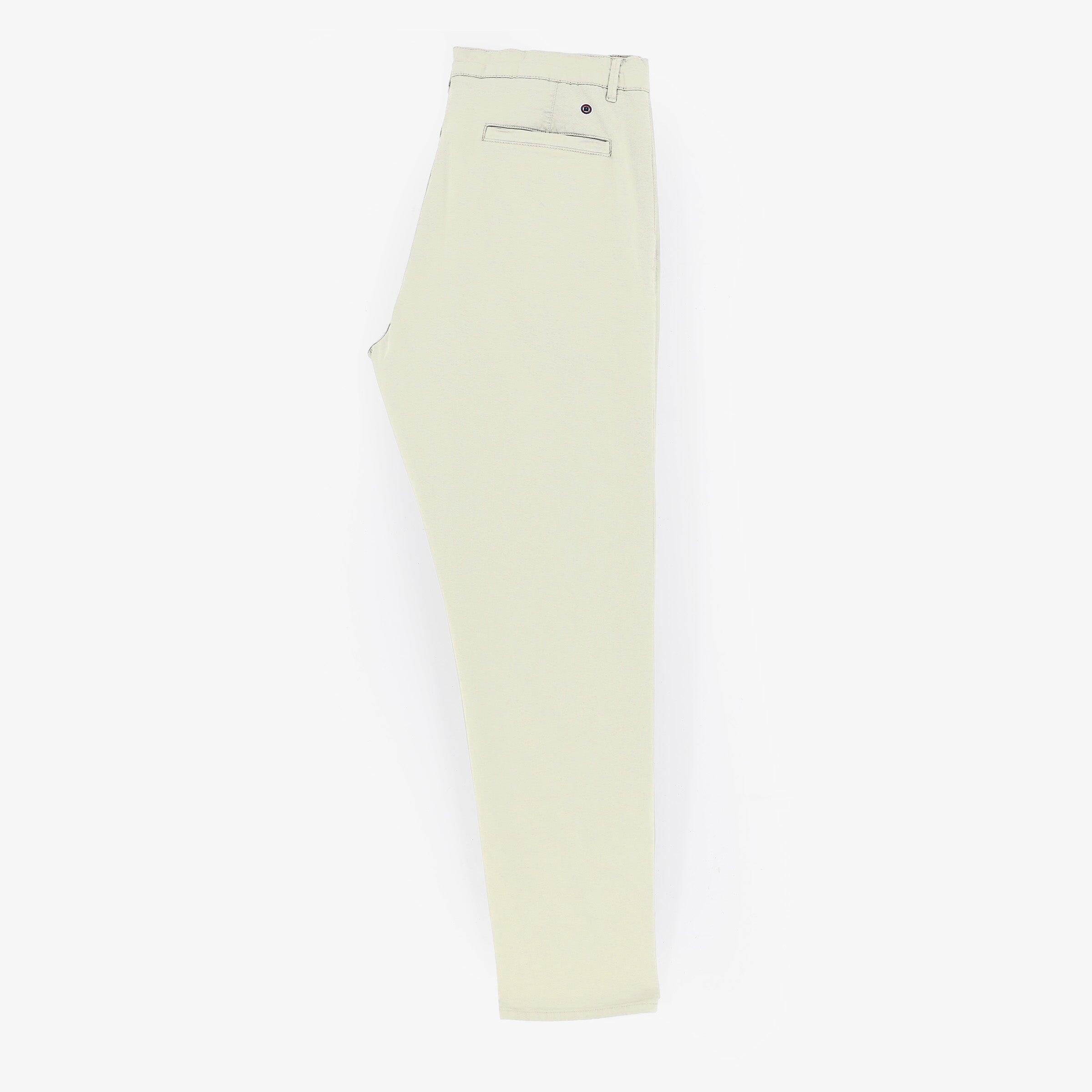 Chino 549 comfort con elastico in vita beige mastice 2/3