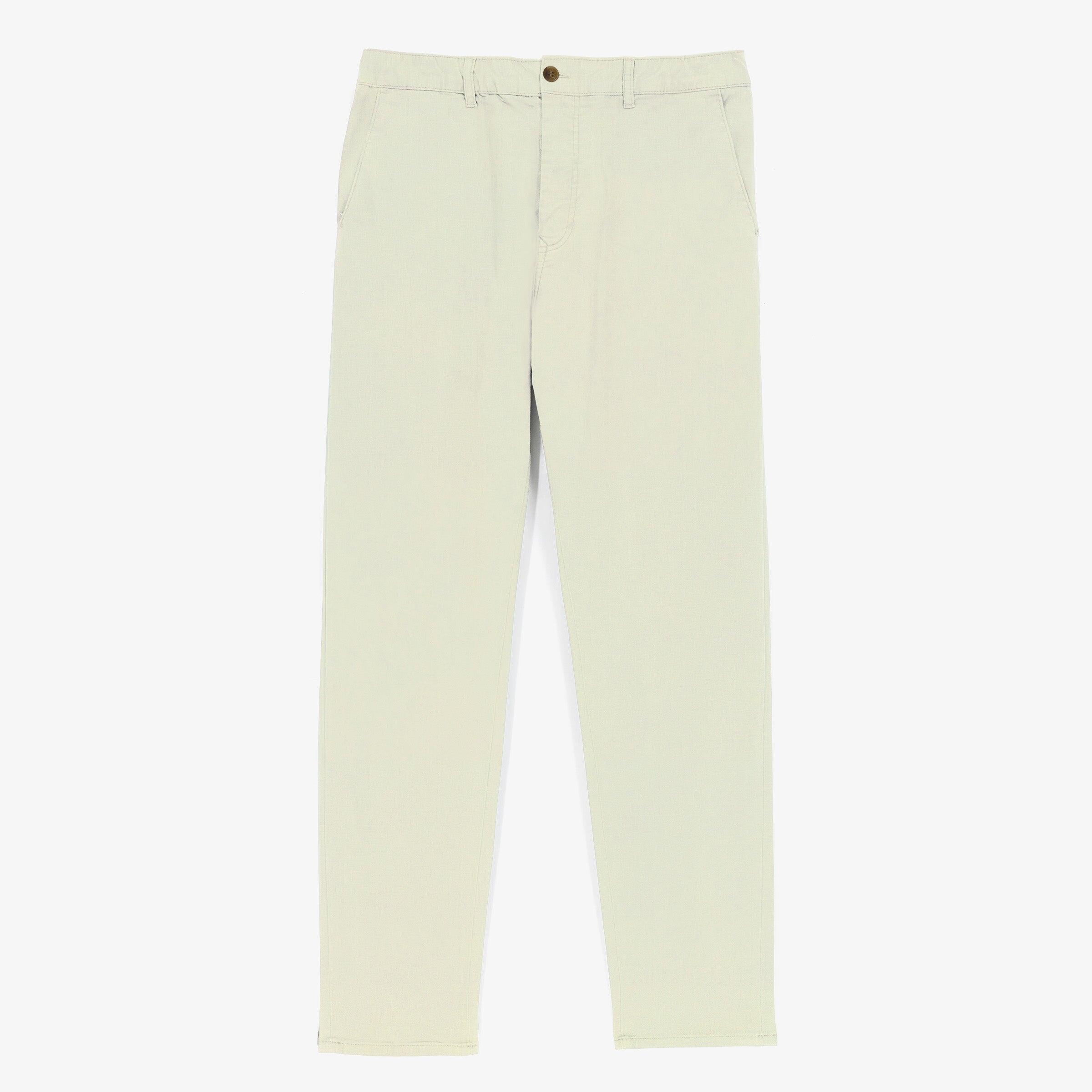 Chino 549 comfort con elastico in vita beige mastice 1/3