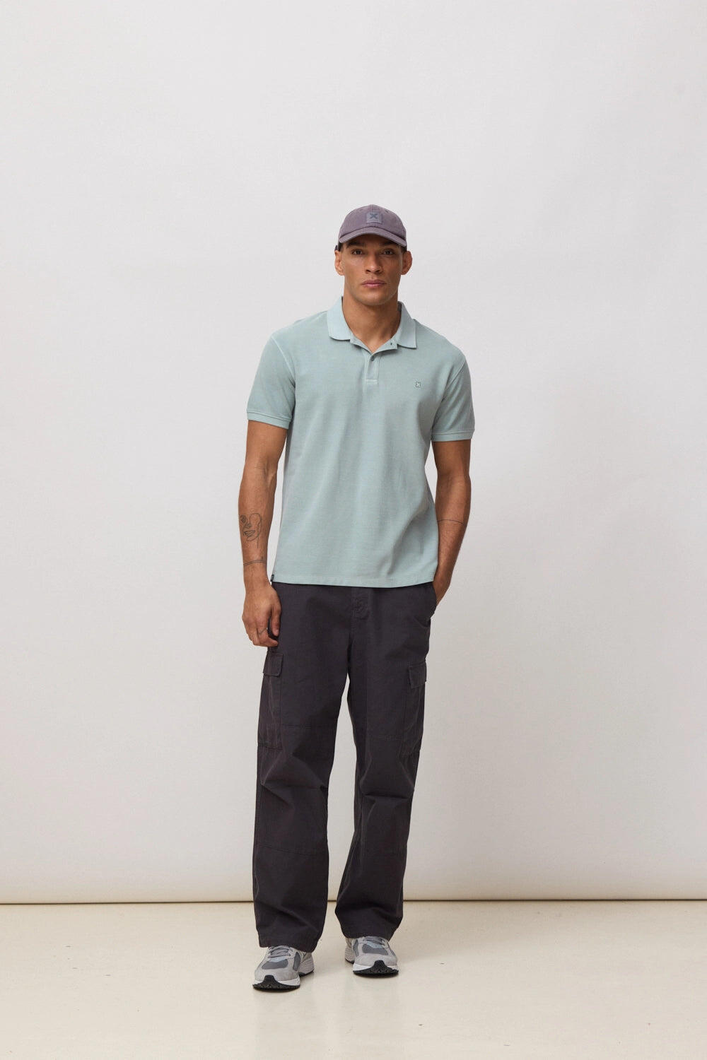 Polo Blue Banana Washed Nature Mist de Algodón 100% Orgánico 3/5