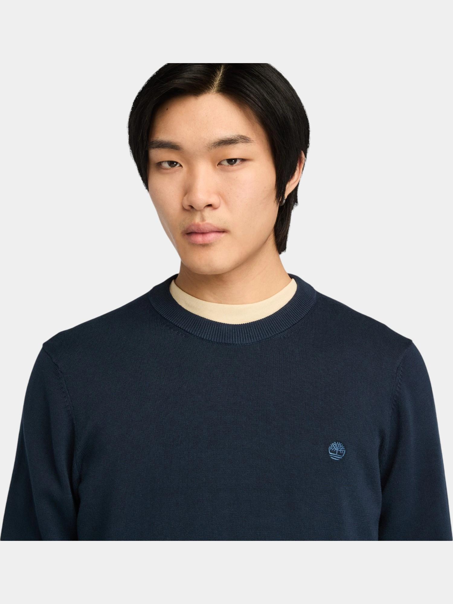 Pull Homme LS Williams River Cotton YD Crew Regular 4/6