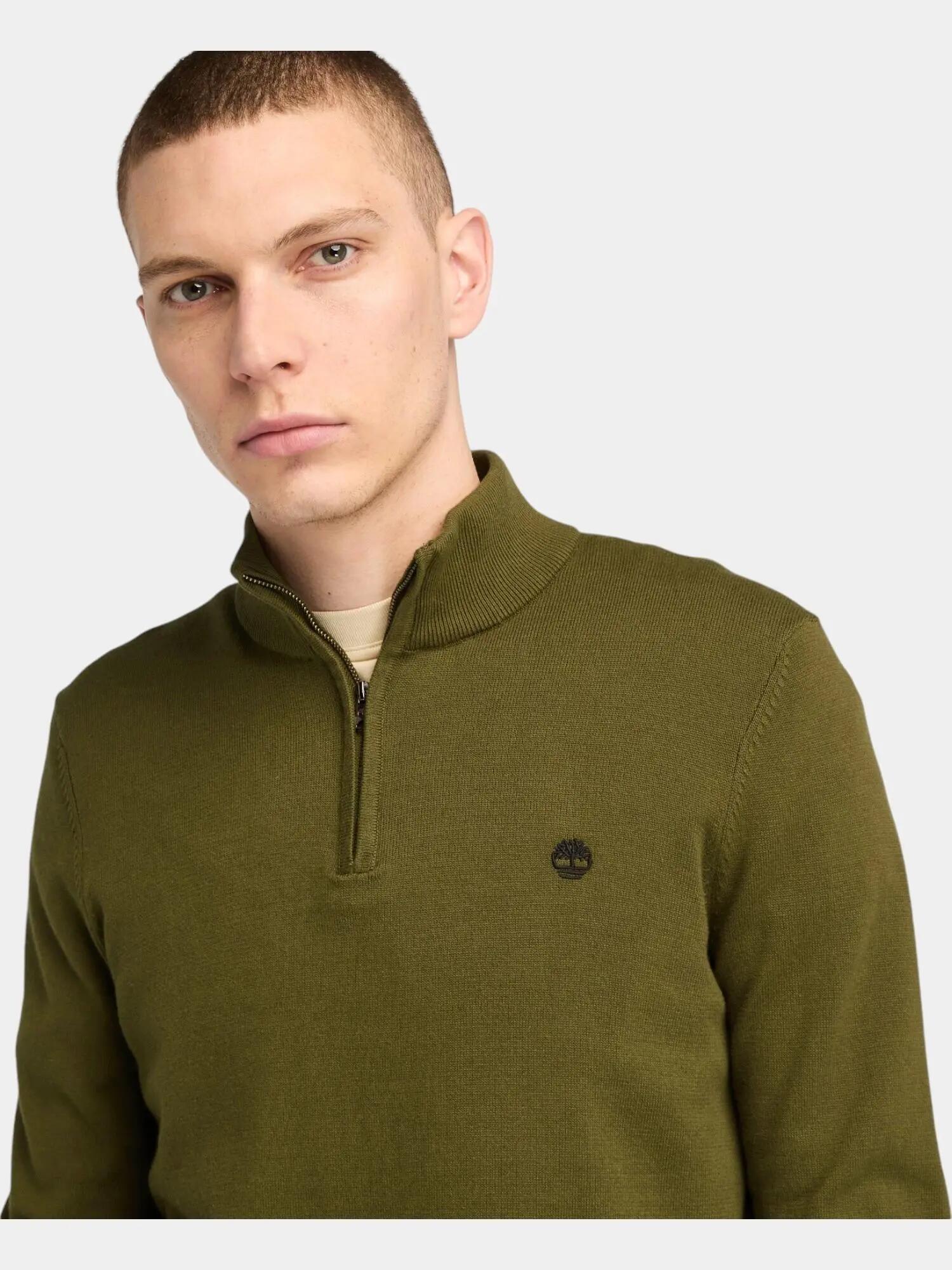 Trui Heren Cotton YD 1/4 Zip 4/6