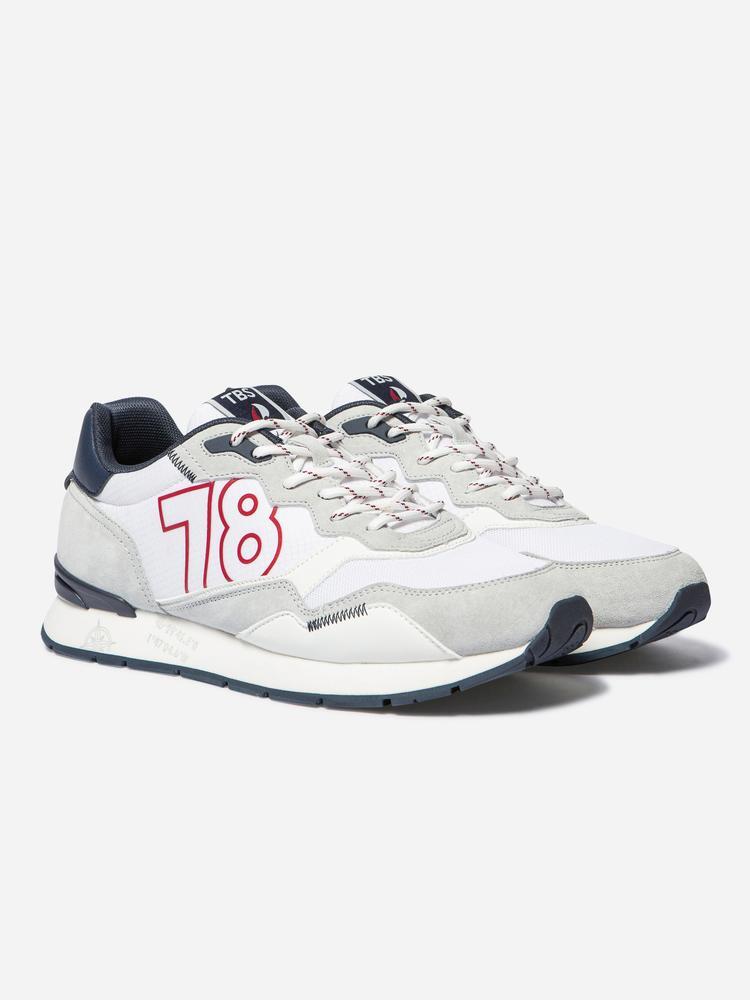 Chaussures de running Homme - DJONBOT Blanc / Navy 4/5
