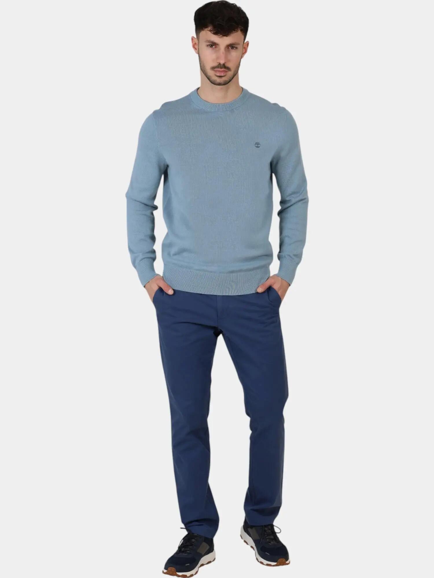 Sweater Men LS Williams River Cotton YD Crew Regular 5/6