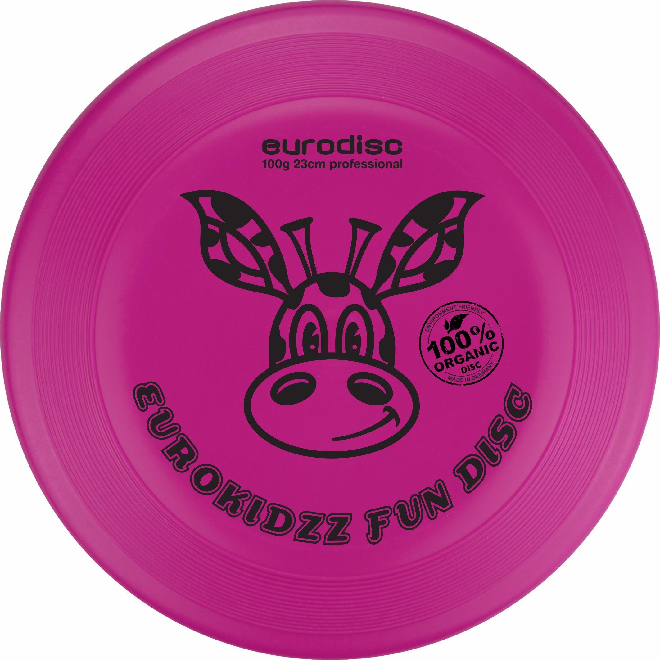 Frisbee per bambini Eurodisc Kidzz Giraffa 100 gr Rosa ED0100PKGF Rosa 23 cm 1/1