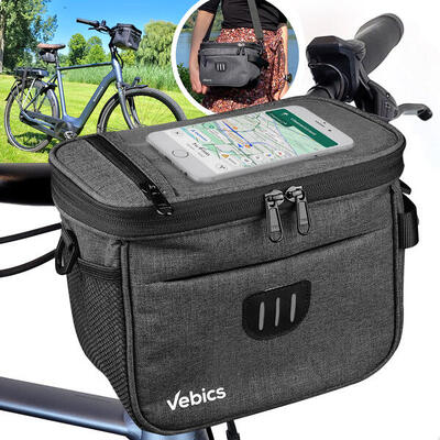 Vebics® stuurtas fiets afneembaar - 100% waterbestendig