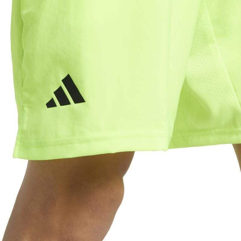 Calções Adidas Club 3 Stripes Lucid Limon Negro 3/5