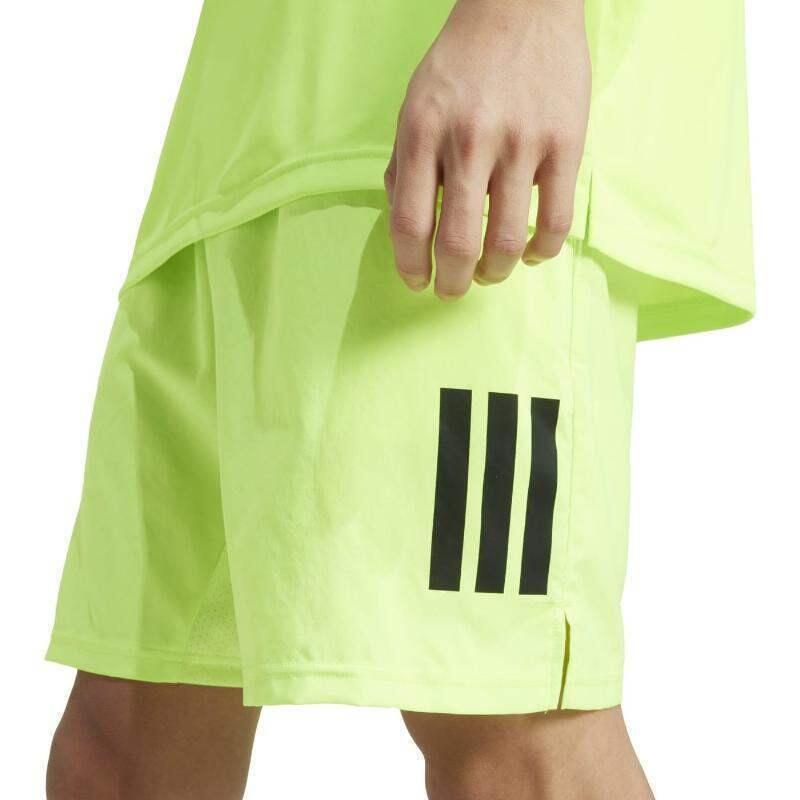 Calções Adidas Club 3 Stripes Lucid Limon Negro 2/5