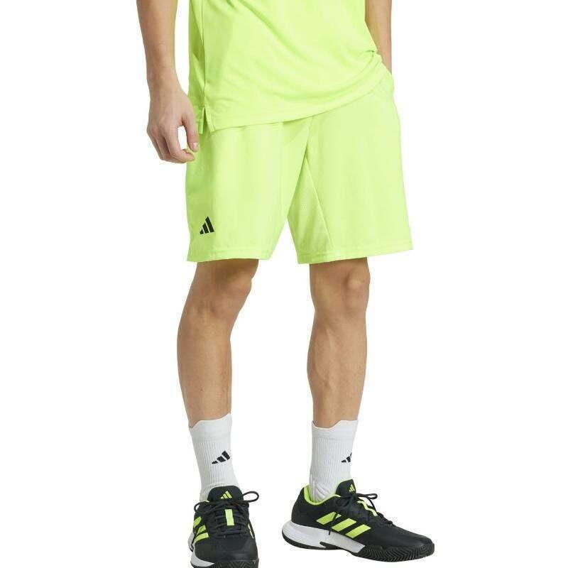 Calções Adidas Club 3 Stripes Lucid Limon Negro 4/5