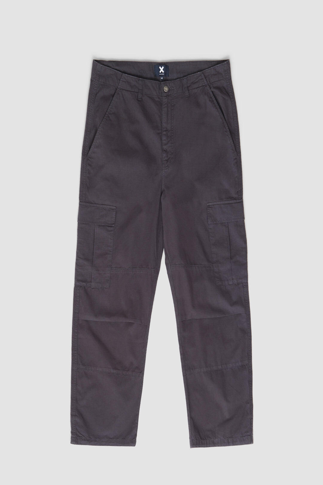 Pantalón Blue Banana Cargo Ripstop Antracita de 100% Algodón 4/4