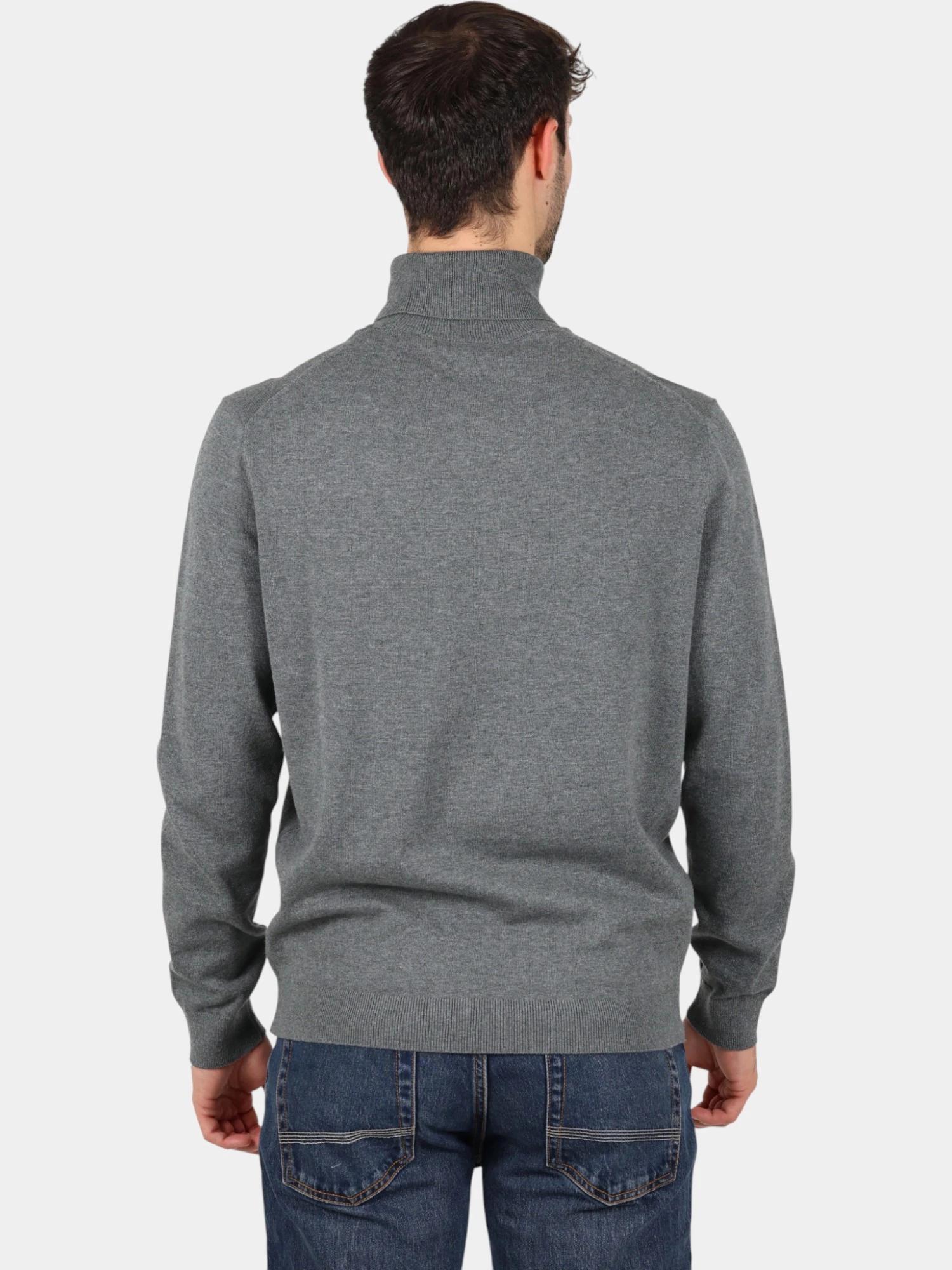 Pull Homme Turtle Neck Cotton Sweater 3/5