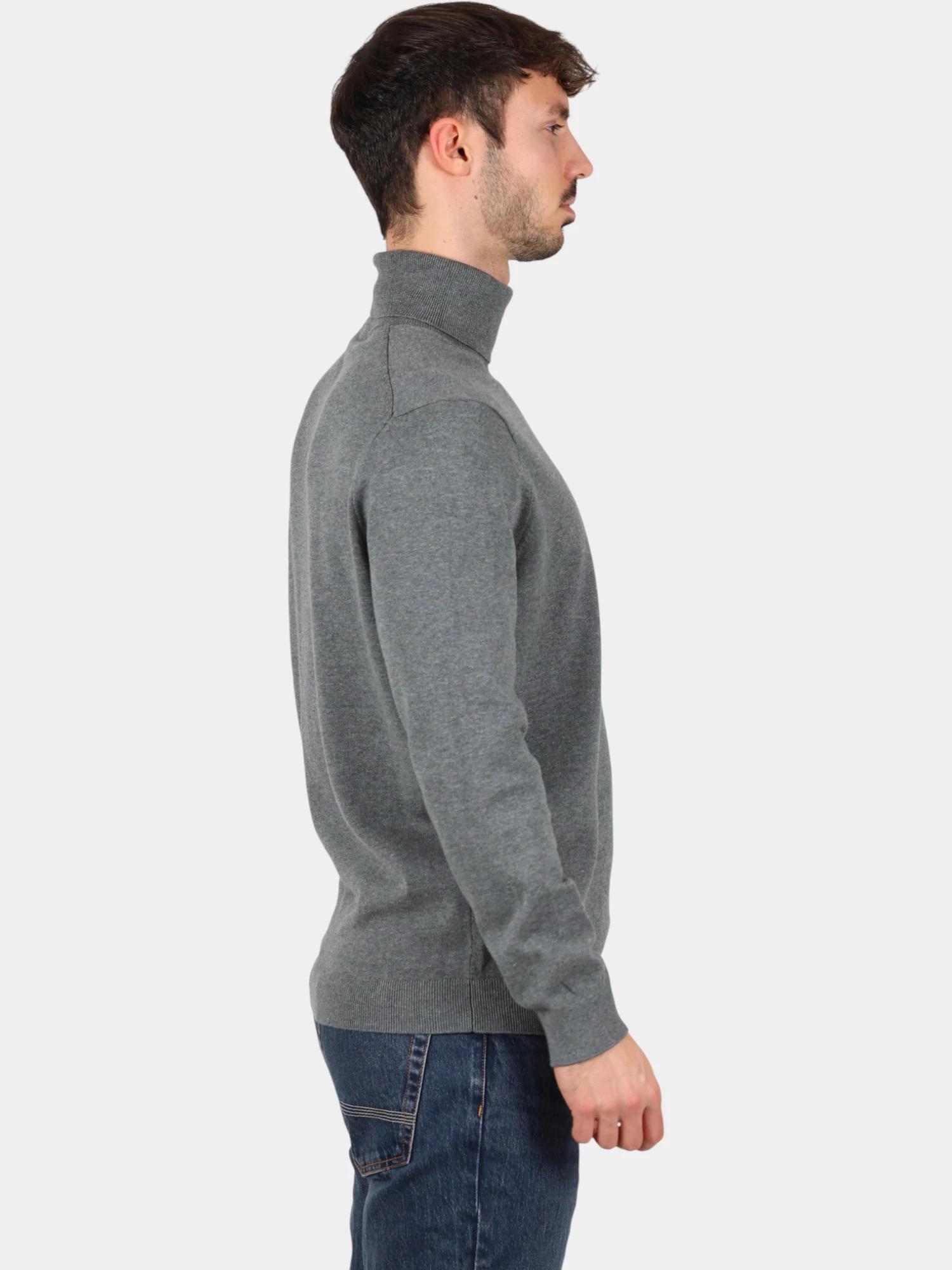 Pull Homme Turtle Neck Cotton Sweater 2/5