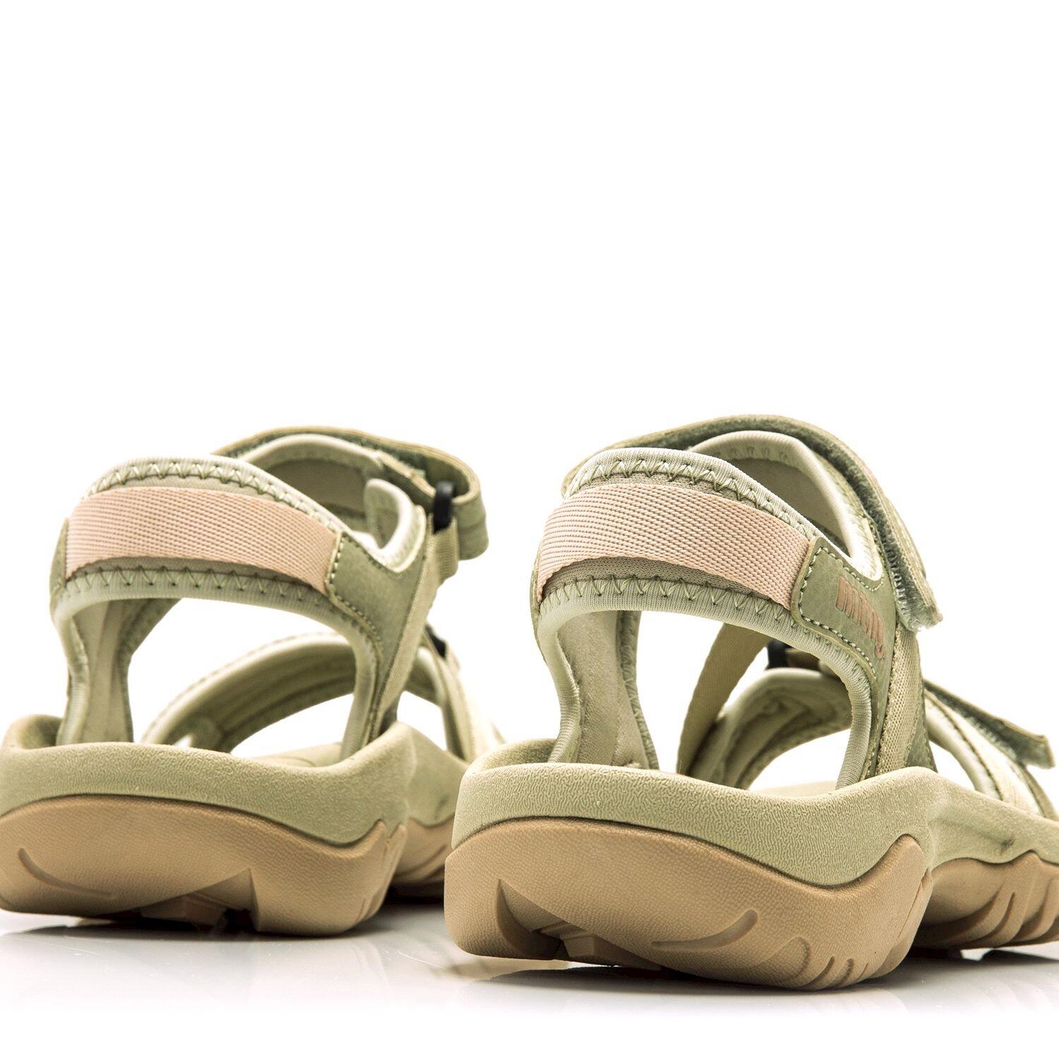 Flache Sandalen damen MTNG TIFON grun 3/6