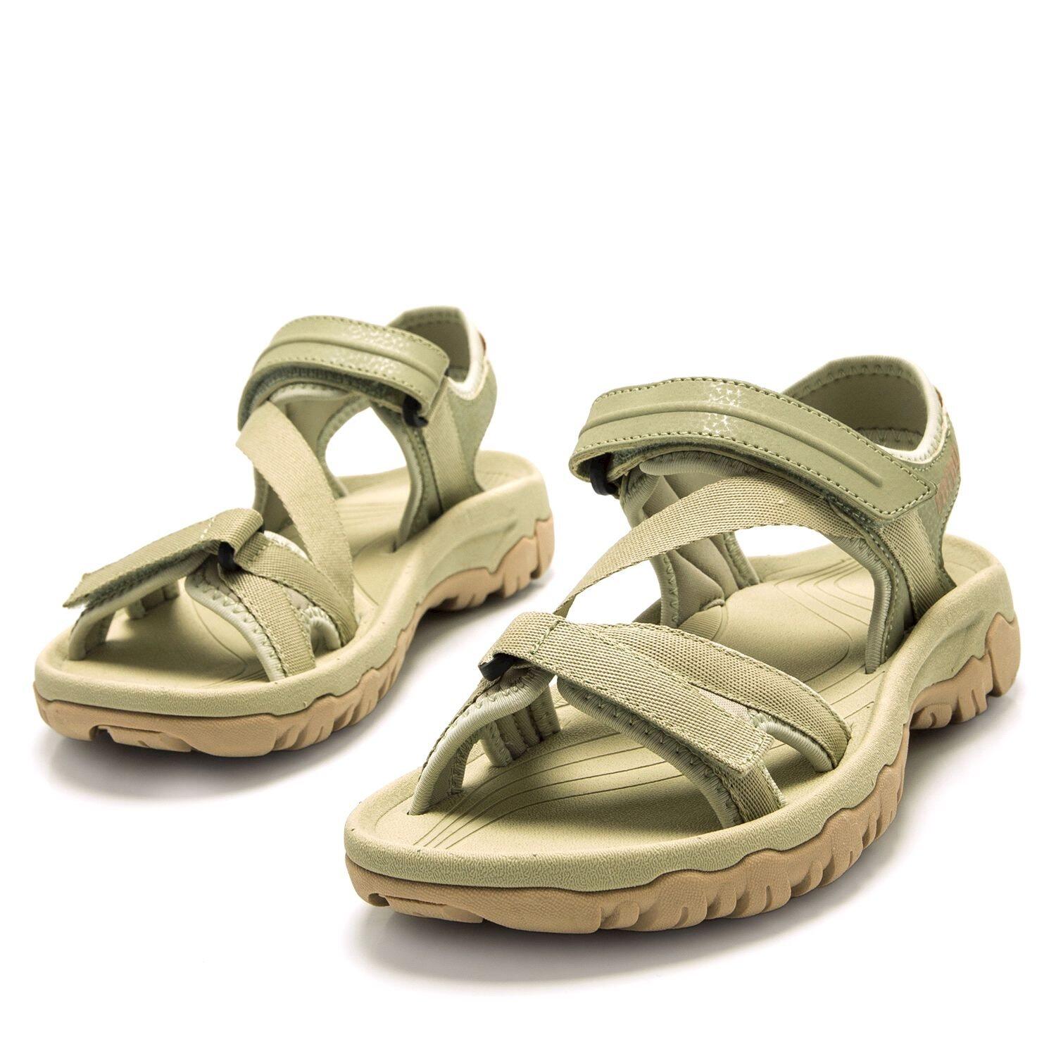 Flache Sandalen damen MTNG TIFON grun 2/6
