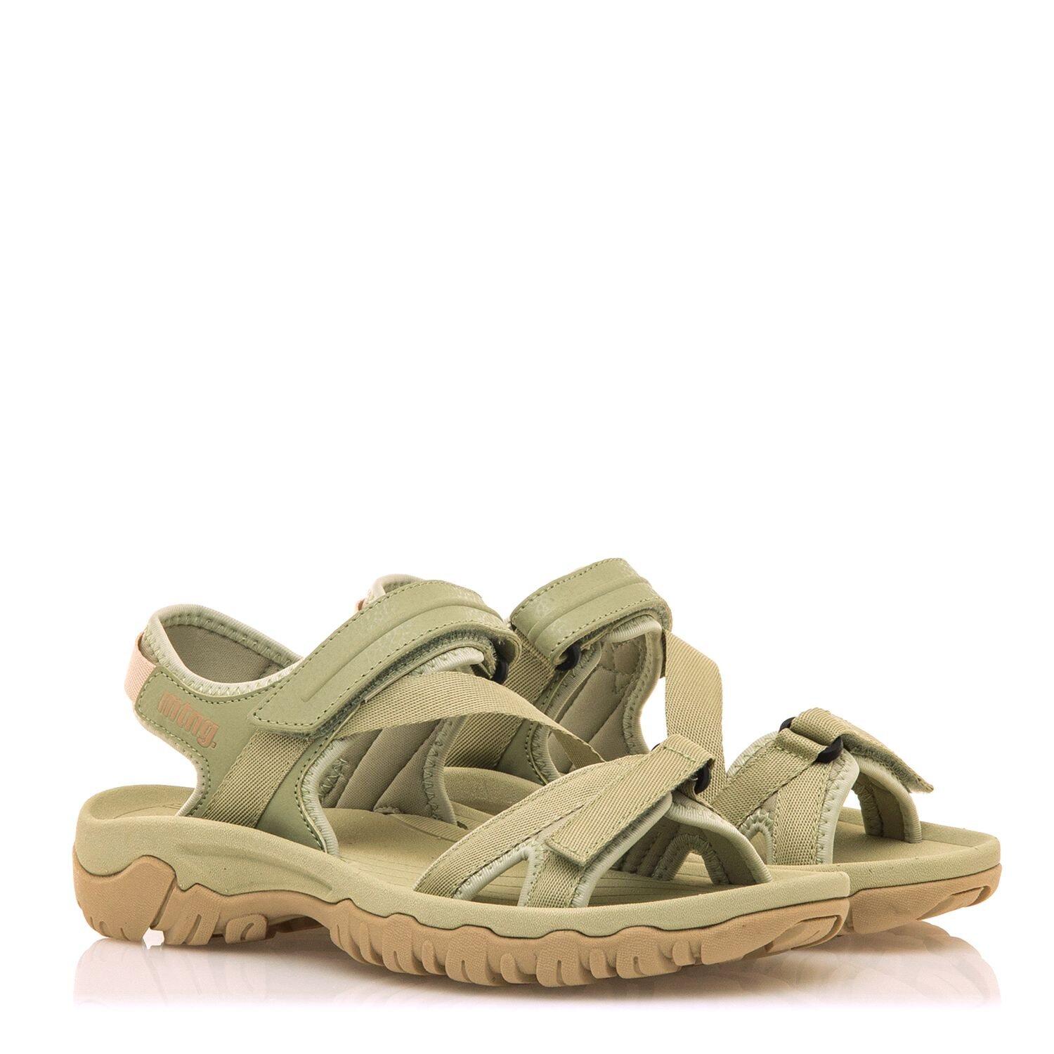 Flache Sandalen damen MTNG TIFON grun 5/6