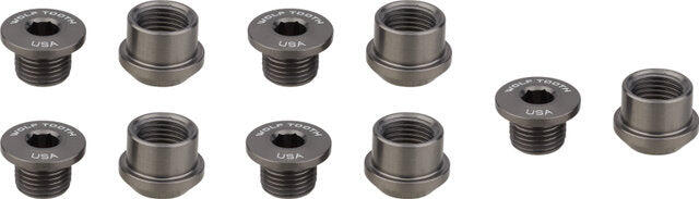 Wolf Tooth - Set 5 bulloni corona M8 x 6 mm in alluminio 7075-T6 2/2
