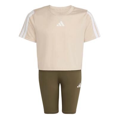 Insieme per bambino Adidas Train Essentials color beige.