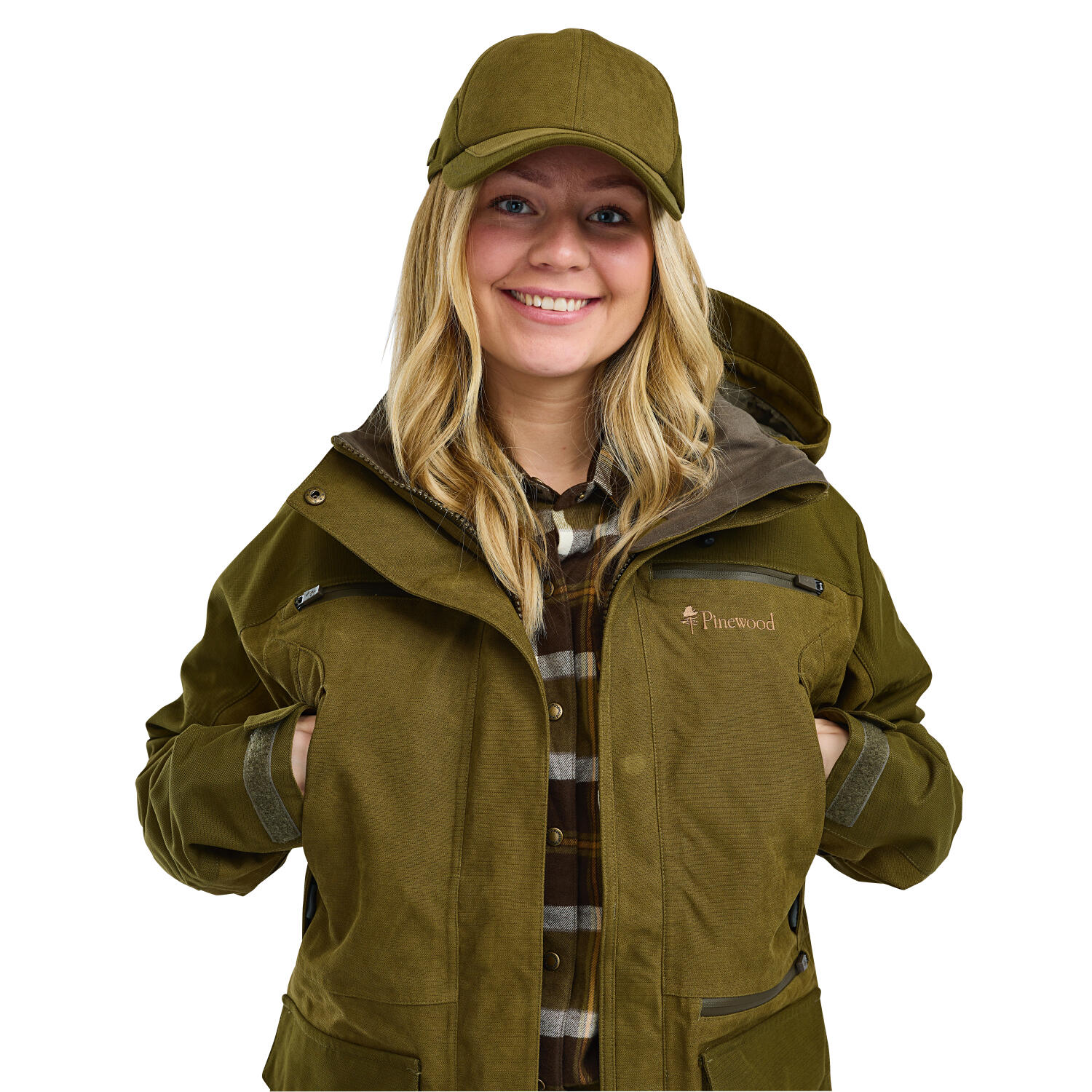 Pinewood Furudal Expert 2L Hunting Jacket Damen (Olive Green) Größe L 3/5