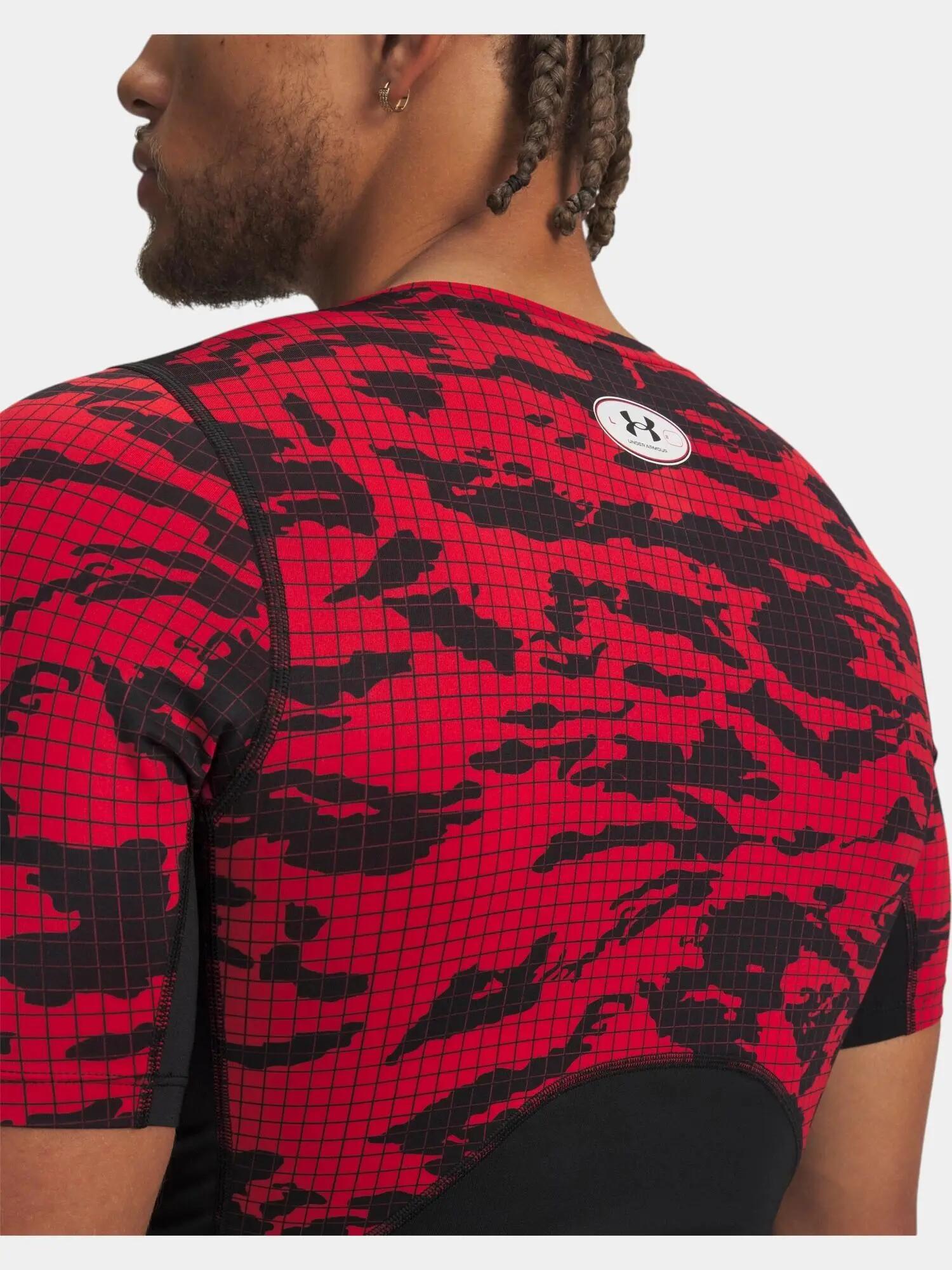 Sport T-Shirt UA HG Printed SS für Herren 3/4