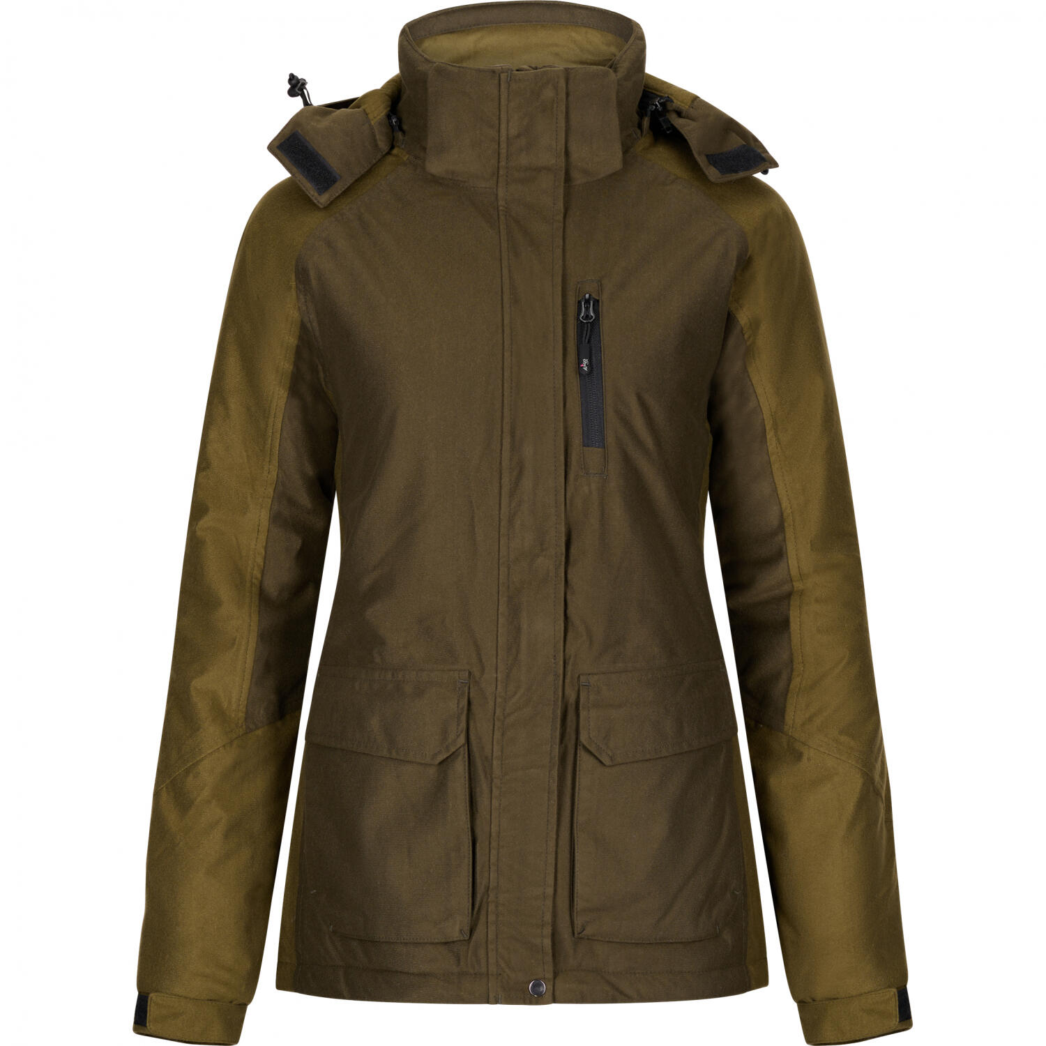 il Lago Sie Funktionsjacke Huntress Damen (Dunkeloliv/Braun) Größe XL 1/5
