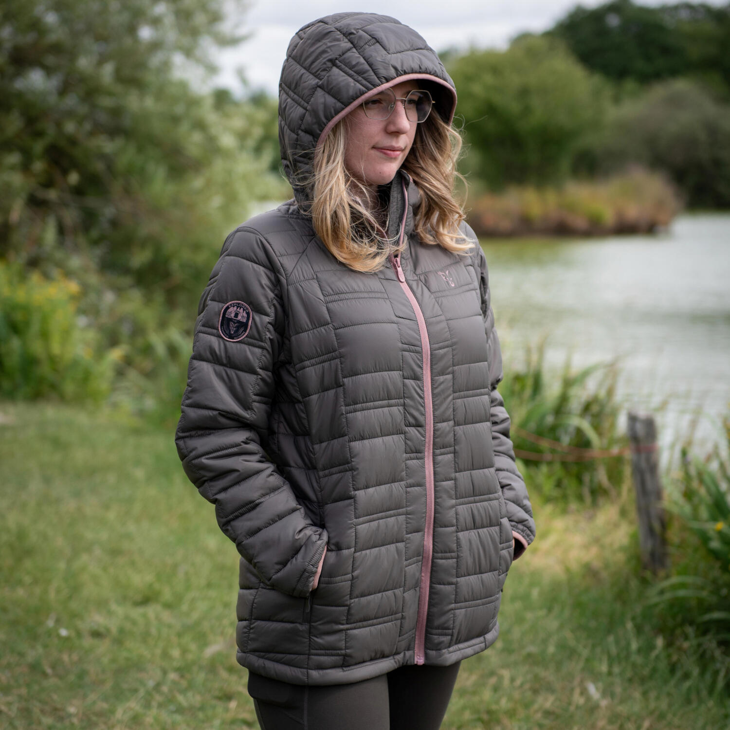 Fox Women's Explorer Quilted Jacket Damen (Olive) Größe M 5/5