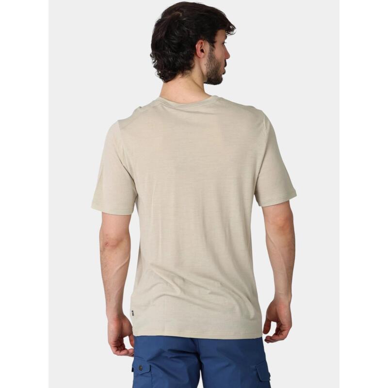 Tricou pentru sport, cu maneci scurte Abisko Wool Logo SS M barbati