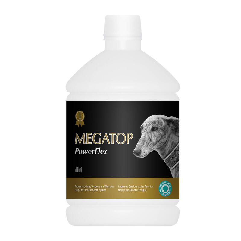 Supplément Naturel Concentré d’Oméga-3 MEGATOP® Powerflex per chiens.