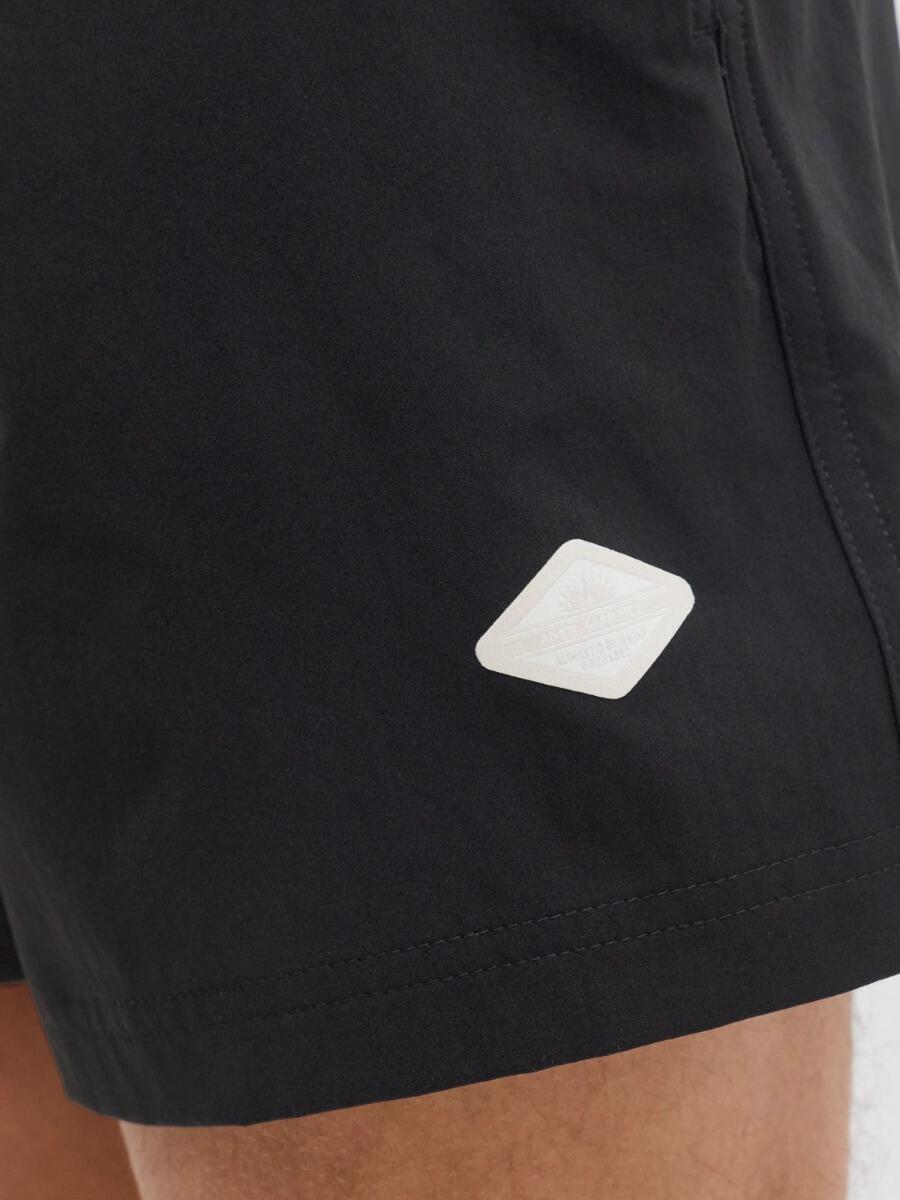 Bañador para hombre - Color liso tropical - Negro 6/7