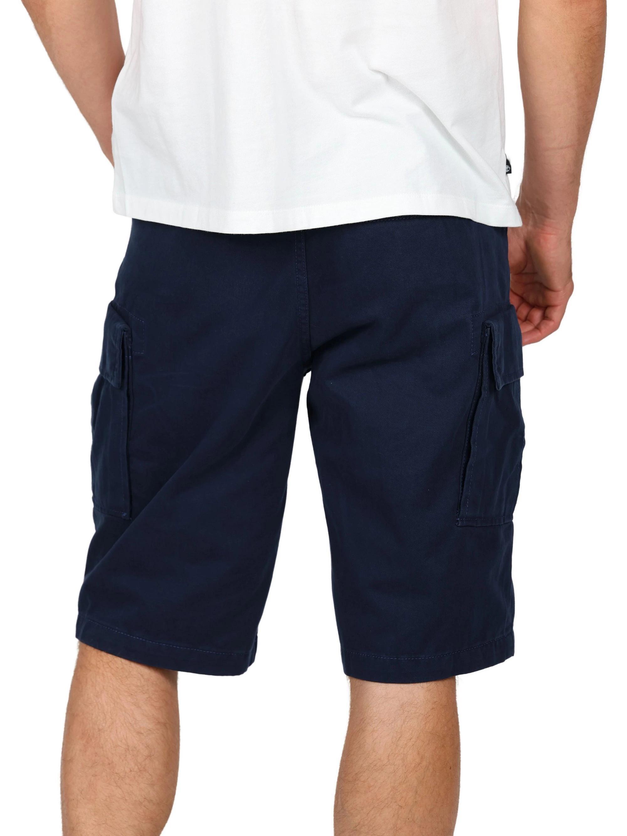 Pantaloncini Cargo Uomo Poplin 3/4