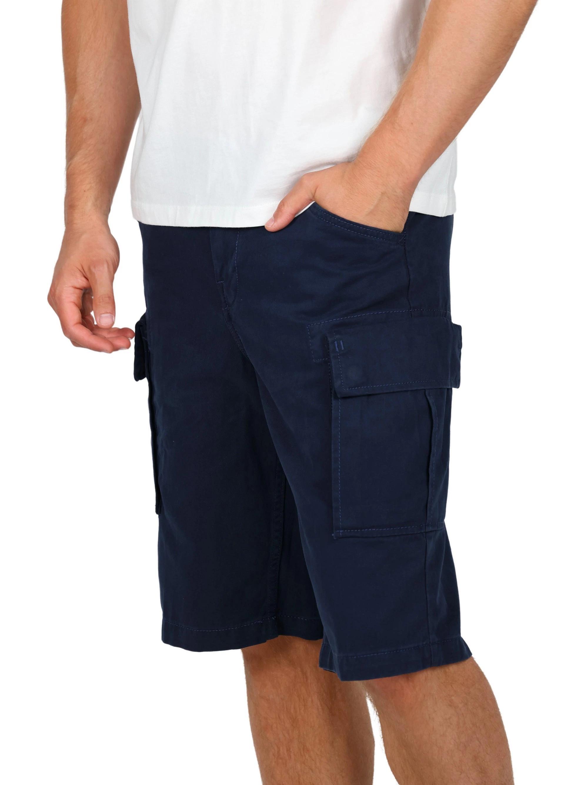 Pantaloncini Cargo Uomo Poplin 2/4