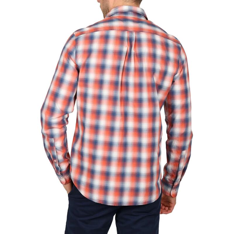 Camasa cu maneci lungi Check Poplin Shirt barbati
