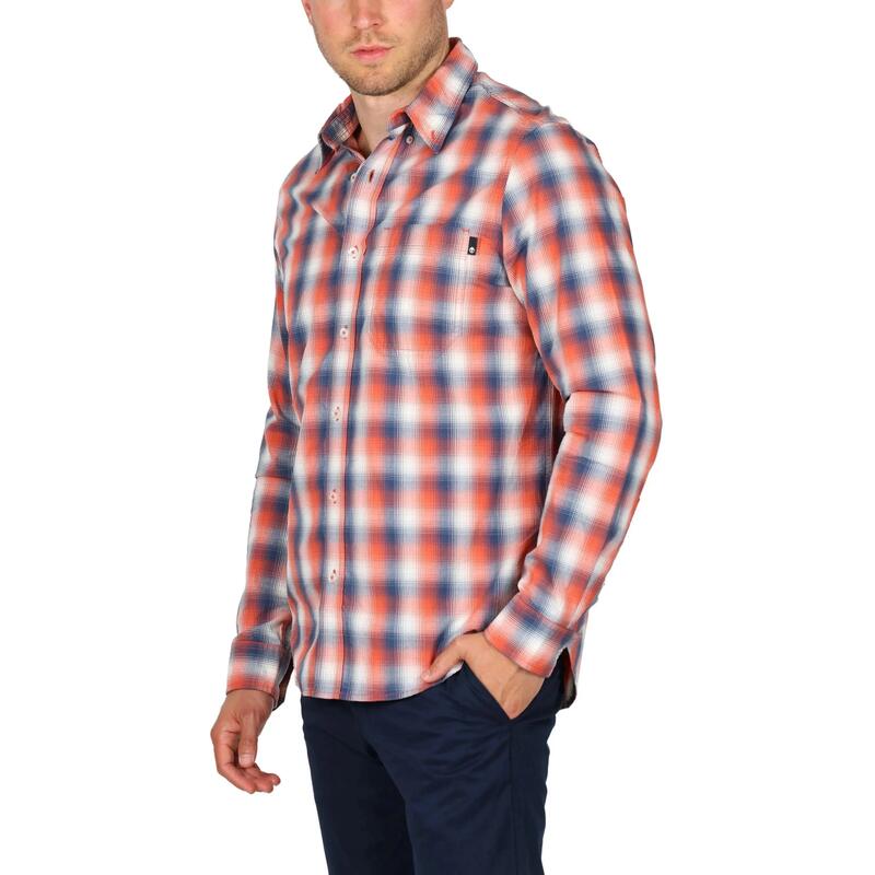 Camasa cu maneci lungi Check Poplin Shirt barbati