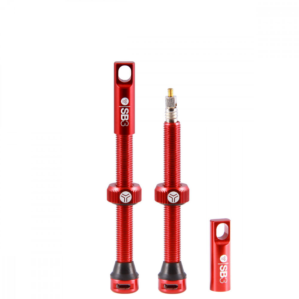 Valves Tubeless SB3 Kroma 60mm Rouge 1/1