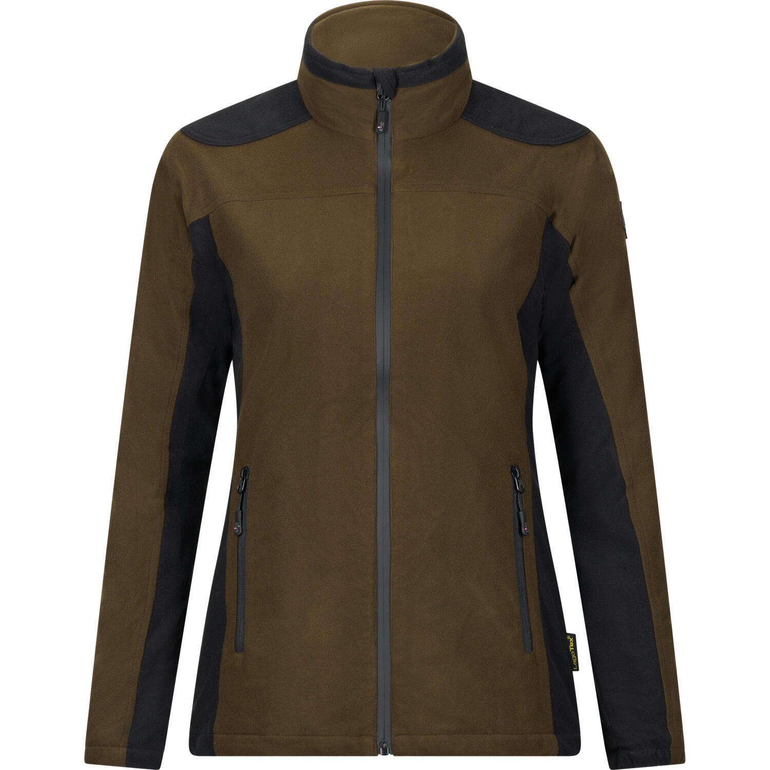 il Lago Sie Funktions-Fleecejacke Avalanche Damen (Dunkeloliv/Schwarz) Größ 1/4